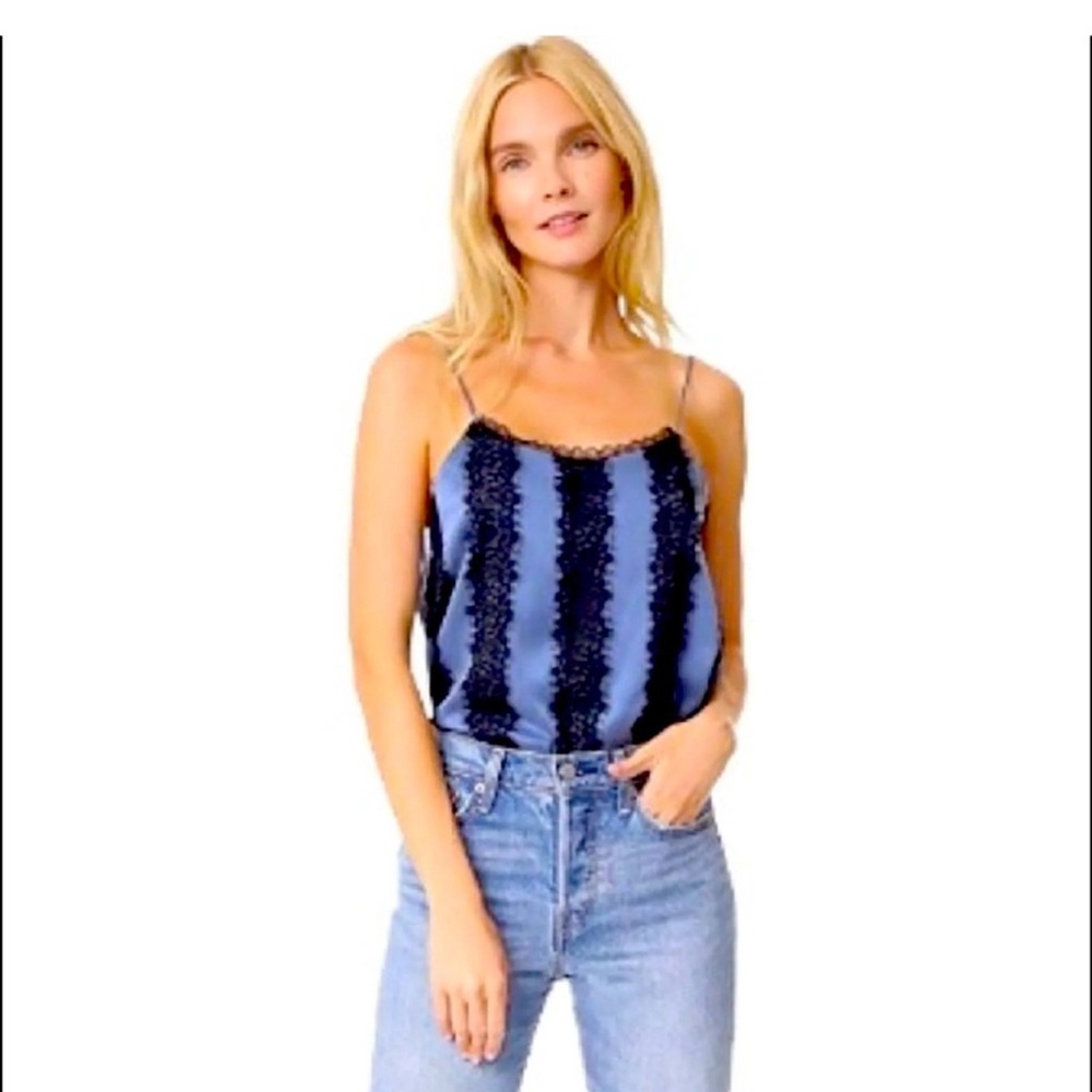 Alice + Olivia Moran Spaghetti Strap Silk Camisole Size Medium